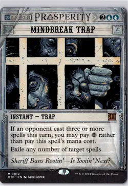 Mindbreak Trap Outlaws of Thunder Junction: Breaking News Regular NM M 0012 - Image 1