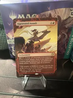 Aggravated Assault Wilds of Eldraine: Enchanting Tales Regular - Image 1