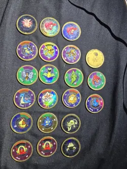 Nintendo & Hasbro Pokemon Battling Coins - WOC - 1999 - Lot of 13 - Image 3