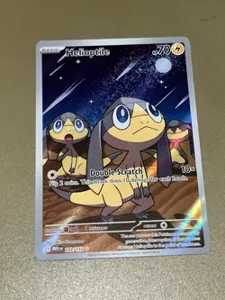 Pokemon TCG Helioptile 143/132 Me01: Mega Evolution Holo Rare English - Image 1