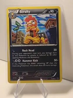 Scrafty 74/99 Next Destinies Holo Pokemon TCG LP - Image 1