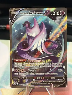Galarian Articuno V - 170/198 Chilling Reign Alternate Art Pokemon - NM - Image 1