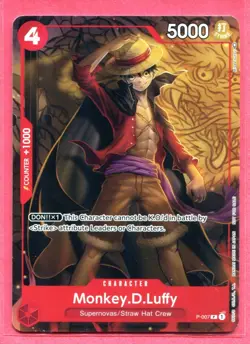 Monkey.D.Luffy P-007 PROMO Tournament Pack Vol. 1 One Piece English - Image 1