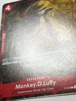 Monkey.D.Luffy P-007 PROMO Tournament Pack Vol. 1 One Piece English - Image 3