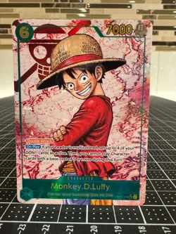 2025 One Piece Carrying On His Will Monkey D. Luffy SEC Alt Art OP13-118 ENG - Image 1