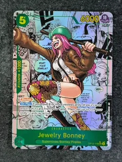 2025 One Piece JEWELRY BONNEY #OP12-118 Legacy of the Master Manga English - Image 1