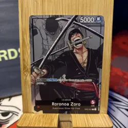 OP01-001 Roronoa Zoro Alt Art Leader 25th Anniversary Set One Piece TCG English - Image 2