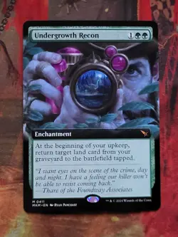 MTG Card: Undergrowth Recon (Murders Karlov Manor) EXTENDED ART - Image 1