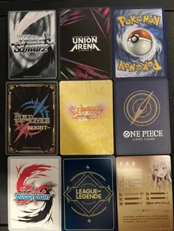 Variety of Girl and Waifu Cards Pokemon One Piece League of Legends and More - Image 2