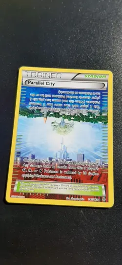 Trainer Parallel City 145/162 Breakthrough Regular Uncommon Pokemon Card TCG - Image 1