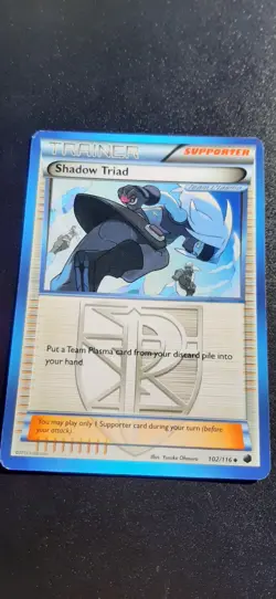 Shadow Triad 102/116 Plasma Freeze Trainer Supporter Pokemon Card TCG Game - Image 1