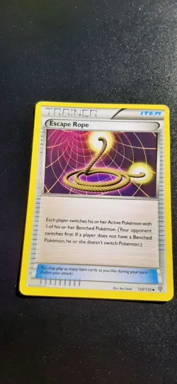 Escape Rope Trainer Item 120/135 Plasma Storm Regular Uncommon Pokemon Card TCG - Image 1