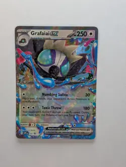Grafaiai ex SVP100 Scarlet & Violet Promo Ultra Rare Holo Pokemon TCG Card NM - Image 1