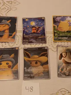 6Pokemon x Van Gogh Black Star Promo ACG Art Card - Image 5