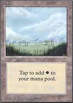 MTG magic cards 1x Plains (A) Unlimited Moderate Play, English - Image 1