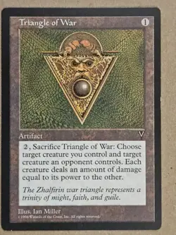 Triangle of War - Visions - Lightly Played | MTG - Image 1