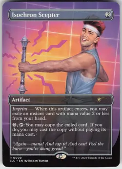 MTG Isochron Scepter Normal NM Secret Lair Countdown Kit Magic 9 - Image 1