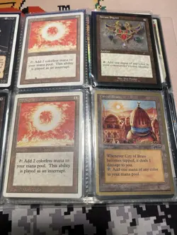 Magic MTG Binder Collection Lot-See Photos!! Imperial Seal City of Brass + More - Image 3