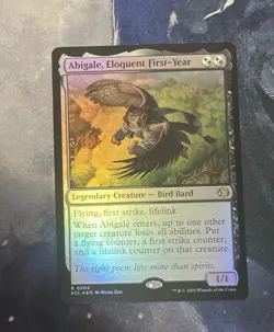 Mtg - Abigale, Eloquent First-Year (0204) Lorwyn Eclipsed- Foil Rare - NM - Image 1