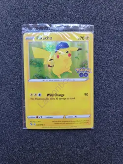 PIKACHU 028/078 HOLO RARE POKEMON GO POKEMON NM - Image 2