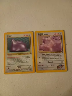 Pokemon TCG Koga's Ditto 10/132 Gym Challenge Holo Rare - Image 1