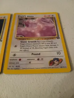 Pokemon TCG Koga's Ditto 10/132 Gym Challenge Holo Rare - Image 2