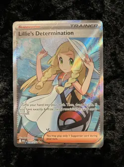 Pokemon TCG Lillie's Determination Full Art 169/132 Mega Evolution Mint!! New UR - Image 1