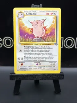 Pokemon TCG - Clefable 17/64 - Jungle - Regular - Unlimited Rare - 1999 WOTC LP - Image 2