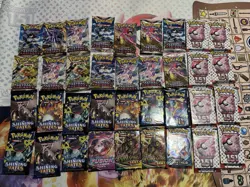Lot of 36x Pokemon Mixed Booster Packs. 151, Shining Fates, Astral Radiance New. - Image 1