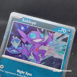 Cosmos Holo - Sableye 136/193 Pokemon Paldea Evolved - Pokemon Scarlet Violet - Image 1