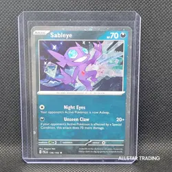 Cosmos Holo - Sableye 136/193 Pokemon Paldea Evolved - Pokemon Scarlet Violet - Image 4
