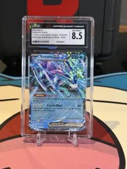 Suicune Ex 010/034 CGC 8.5 English Pokemon Holo Slab - Image 1