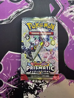 Pokemon TCG Prismatic Evolutions SEALED Booster Packs from Mini Tins - Image 1