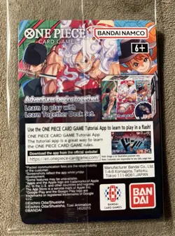 One Piece Monkey D. Luffy US Voyage College Basketball Promo Card Sealed - Image 2