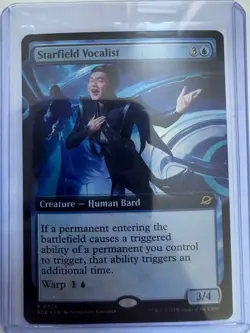Starfield Vocalist (Extended Art) Edge of Eternities FOIL #0328 NM ENG MTG - Image 1