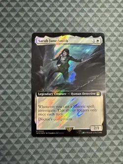 MTG Sarah Jane Smith #0938 Surge Foil Extended Art Rare UB: Doctor Who (WHO) - Image 1