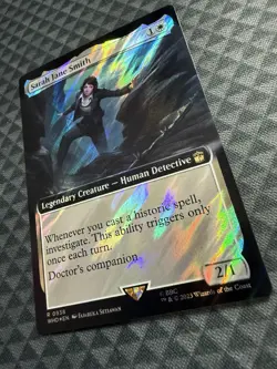 MTG Sarah Jane Smith #0938 Surge Foil Extended Art Rare UB: Doctor Who (WHO) - Image 3