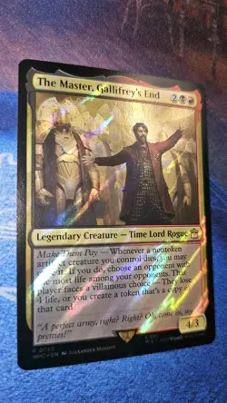 The Master, Gallifrey's End (Surge Foil) Universes Beyond: Doctor Who Foil - Image 2