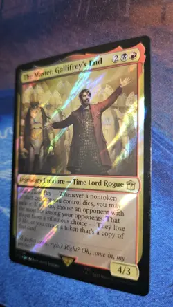 The Master, Gallifrey's End (Surge Foil) Universes Beyond: Doctor Who Foil - Image 3