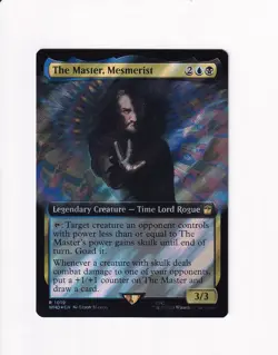2023 MAGIC THE GATHERING DR. WHO EXTENDED ART SURGE FOIL THE MASTER, MESMERIST - Image 1