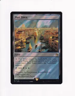 2023 MTG MAGIC THE GATHERING DR. WHO SURGE FOIL PORT TOWN (#2) - Image 1