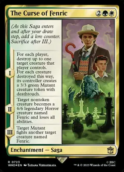 MTG The Curse of Fenric - Surge Foil, Doctor Who, Lightly Played, English - Image 1