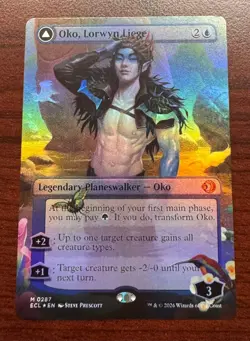 🌈 MTG - Oko, Lorwyn Liege (Borderless Foil) - Lorwyn Eclipsed 0287 - NM - Image 1