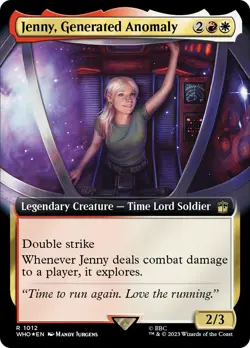 Jenny, Generated Anomaly (Extended Art Surge 1012) FOIL Doctor Who PLD ABUGames - Image 1