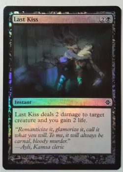 Last Kiss *FOIL Common* Magic MtG x1 Rise of the Eldrazi SP - Image 1