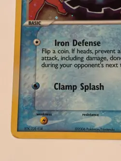 Pokemon Card - Clamperl 51/92 TCG EX Legend Maker Reverse Holo Stamped MP - Image 5