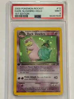 2000 POKEMON ROCKET DARK SLOWBRO-HOLO 1ST EDITION PSA 9 - Image 3
