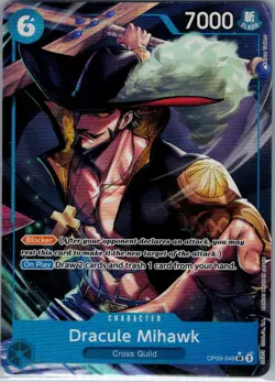 Dracule Mihawk (Alt Art) OP09-048 English Emperors in New World - One Piece - NM - Image 1