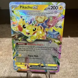 Pokemon Card TCG Pikachu Ex 057/191 Double Rare Surging Sparks Near Mint - Image 1