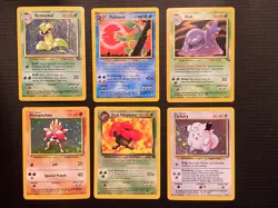Lot of Vintage Pokemon TCG Rare Holo and Regular cards - Image 1